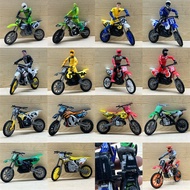 Hot-selling Bulk Goods1:18 Off-road Motorcycle Rider Model Toy Simulation Vehicle Off-road Driver3.7