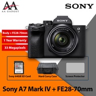 Sony A7IV A7MK4 A7 IV A7 MARK IV A7 MARK 4 A7MK IV (ILCE-7M4) Hybrid Full Frame Mirrorless Camera (Sony Malaysia)