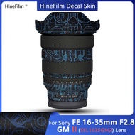 para sa Sony 1635GM II Lens Decal Skin SEL1635GM2 Anti Scratch Wrap Cover para sa Sony FE 16-35mm F2