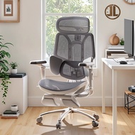 OX Ergonomic Chair Black & White E3 Structural Master Pro Ergonomic Chair Computer Sedentary Gaming 
