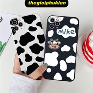 Milk cow square edge iphone case for iphone 6 to 16promax - e03