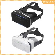 [BlesiyaedMY] VR Headset for Phone Comfortable Support 4.7-7.2" Smartphones Wide Angle Universal 3D 