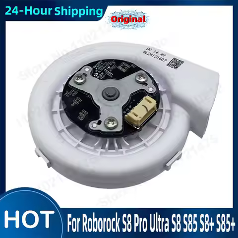 Original Fan Engine Accessories For Roborock S8 Pro Ultra S8 S85 S8+ S85+ Fan Module Motor Robot Cle