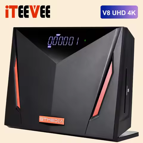 1PC GTmedia V8 UHD DVB S2 Satellite Receiver Built WIFI Support MARS IKS H.265 DDVB-S/S2/S2X+T/T2/Ca