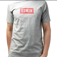 Edwin Baju Lelaki Leher Krew Kain Kapas Slim FitUnisex Round Neck Tee Shirts 7480-1856 (2Colour Opti