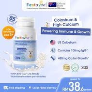 Pentavite Mixed Whole Milk Powder with Colostrum Chewable Tablet 32s For Kids Aged 3+ US Bovine Colo