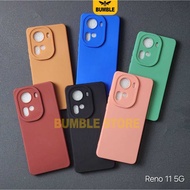 Oppo Reno 11 5G Softcase Pro Camera Macaron Color Black Case Oppo Reno 11 5G