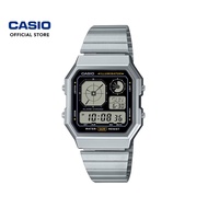 CASIO GENERAL Vintage A130WE Unisex Digital Watch Stainless Steel Band