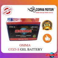 Corva Motor Osima Bateri Motosikal Gtz5 For Ex5 Dream Y15Zr Egos Wave 125 Dash Lc Avantiz Solariz Fz