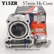 LEO THAILAND Y15 Y15ZR YSUKU Racing Block Alloy 57mm Hi-Dome Piston (HIGH DOME HIGH COMPRESSURE)