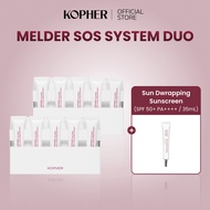 KOPHER Melder SOS System Duo -  EGF Serum, Acne Skin Improvement, Glass Skin & Radiance Boost, Skin 