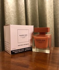納西索 全新 T包 tester 90ml Narciso Rodriguez Ambree edp 晨光琥珀 女性淡香精 香水  女香 夏日 海邊 渡假 海島 依蘭 雞蛋花 緬梔花 白花 麝香 羊絨