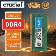 【Local】4GB 8GB 16GB Crucial Laptop RAM DDR4 2400MHZ 2666MHZ SODIMM memory for notebooks DDR4 RAM DDR