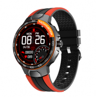 Others - E15 智慧手錶IP68游泳24種運動模式心率血壓血氧檢測（橙色）