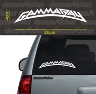 Cutting Sticker Stiker Musik Band Gammaray