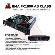 [✅Ready] Power Amplifier Bma Fx1800 | Class Ab