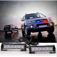 FEDERAL Strobe Light Blinker 6Led 1pair red/blue Strobe Light Federal Blinker
