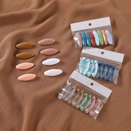 8pcs/set Elegantly Plastic Brooch Needle High Quality Scarf Accessory Fix Scarf Safety Pin Solid Col