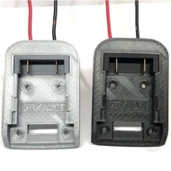 Dewalt battery stand has contacts.