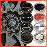 4pcs 66 62 60 61mm Car Styling Rays Volk Racing Center Rim Emblem Sticker Wheel Caps Center Hub Cove