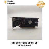 【USED】 MSI GT1030 2GB GDDR5 Graphic Card | Low Profile | No Need 6 Pin | SFF | Graphics Card | GT 10