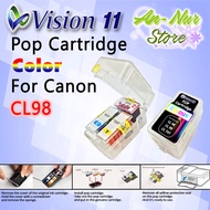 Vision Pop Cartridges for Canon CL98 for Canon PIXMA E500, E510, E600, E610