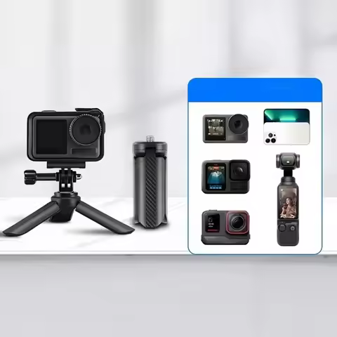 Portable Sports Camera Tripod for DJI Pocket 2 3 GoPro Action 2 4 Desktop Tripod Stabilizer Gimbal T
