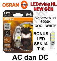 Lampu Motor LED OSRAM Honda Beat FI (putih) Bohlam H6 M5 T19 AC DC