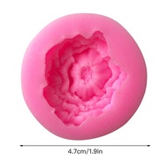 【sought-after】 4.5cm Peony Silicone Mold Valentines Day Diy Flower Mousse Cake Baking Mold 3d Peony