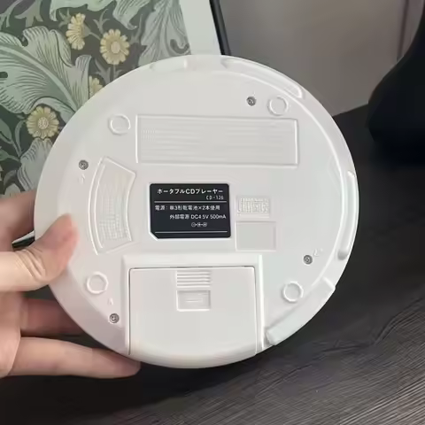 LCD Screen Display Portable CD Player USB Port High Quality Sound Walkman CD Player Looping Function