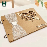 [Homyl] Wedding Guest Book Signing Reception Guestbook for Party Decoration Wedding Birthday Writing