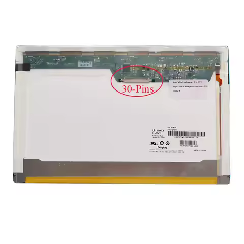Grade A+ LP121WX3 TLC1 1280(RGB)×800 30 pins 12.1 inch Laptop lcd screen replacement display Panel