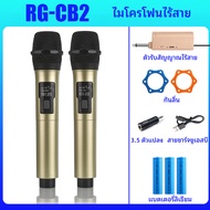 RAYHAYES ไมค์ ลอย ไร้ สาย UHF Rechargeable mic Karaok ไมล์ลอยอย่างดี 100M ไมค์ไลฟ์สด microphone wire