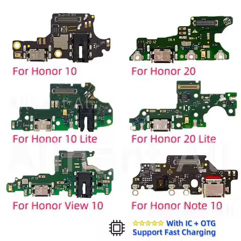 AiinAnt Dock USB Charger Board Connector Charging Port Flex Cable For Huawei Honor 10 20 View Note 1