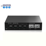 2.5Gb Switch 4 Port 2.5G Unmanaged Network Switch with 2 Port 10GbE SFP+ Slot Home Setup Ethernet Sw