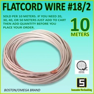 Flatcord Wire #18/2 Stranded Sold Per 10 Meters
