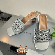 [Free Shipping] Formal Sandals with 3cm Tofu Heels, Latest Women's Sandals LX808