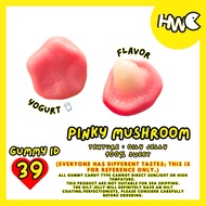 🍄 Pinky Mushroom Yogurt Manis Masam Sour Sweet Gummy Candy Gummi Coklat Viral