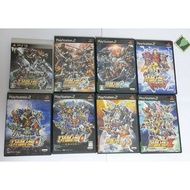 【Used】Lot 8 Super Robot Wars Taisen Series PS2 PS3 PlayStation Japan Gundam Macross