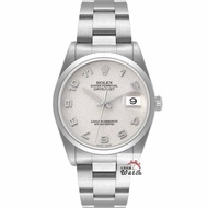 【大眾名錶】ROLEX 勞力士 16200 Datejust 白紀念數字面 光滑圈 2002/10 大眾名錶B1199
