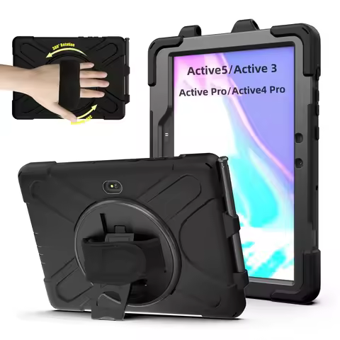 Case for Samsung Galaxy Tab Active5/Active 3 8.0 inch 2024 Active 4 Pro 5 Pro 10.1" inch with 360 St