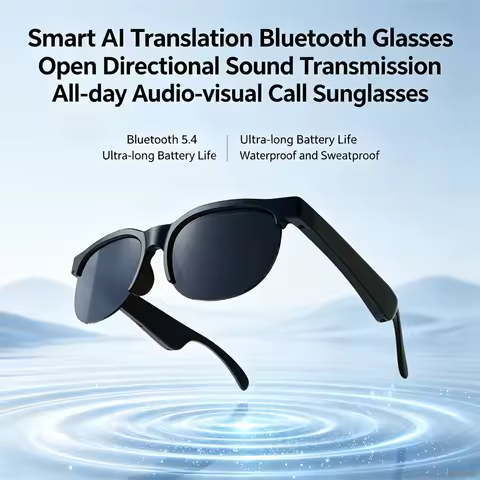 New G58 Earphones Wireless Bluetooth Glasses Headphone Light Weight Sunglasses Headset Outdoor Sport