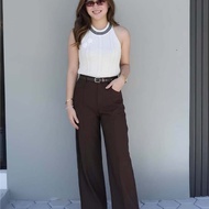 Uzma Belted Trouser Pants