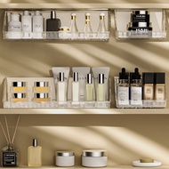 YUZHI Bathroom wall-mounted mirror cabinet diagonal washstand Cosmetics lipstick storage shelf