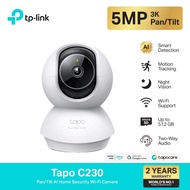 [จัดส่งฟรี] TP-Link Tapo C230 กล้องไวไฟ 3K 5MP มี AI ตรวจจับ คมชัดพิเศษ Pan/Tilt AI Home Security Wi