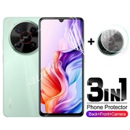 Nubia V70 Max 4G 3in1 Front Back Lens Hydrogel Film For ZTE Blade V70 Max BladeV70 4G 2025 Smartphon