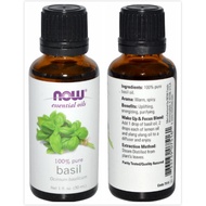 Now Foods, Pure Basil Essential Oil  (30 ml)