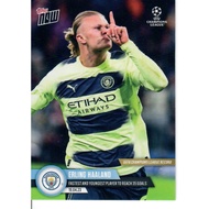 Haaland Commerative Youngest Top Scorer Authentic Soccer Card (With watermark)