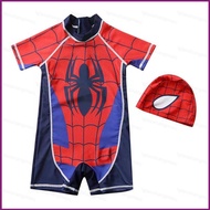 YT2 2025 New Spider-Man Summer Cartoon Children Swimsuit Quick dry Boys One Piece Swimsuit Hor sale 
