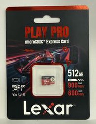 【同人館】現貨 雷克沙Lexar PLAY PRO microSDXC Express Card 512G(終身保固